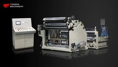 Spoelsnijmachine met enkele as